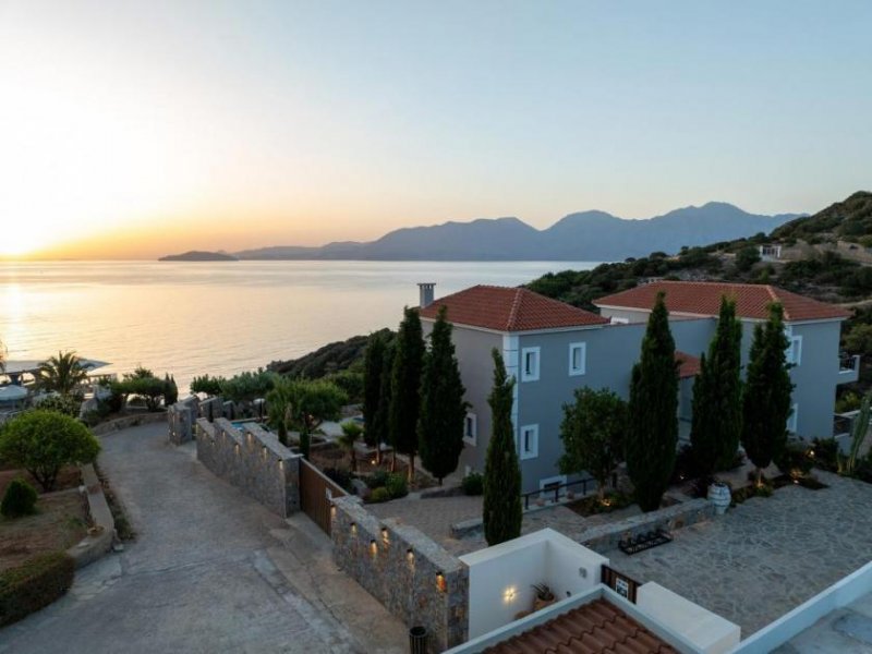 Ammoudara bei Agios Nikolaos Kreta, Ammoudara: Luxuriöse Designer-Villa mit traumhaftem Meerblick zu verkaufen Haus kaufen